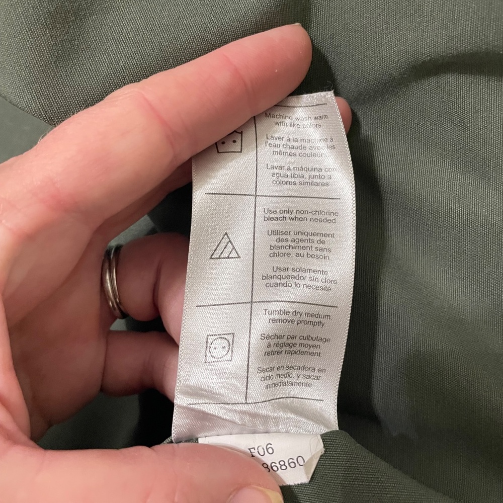 Carhartt Army Green Men’s Button Down Shirt Like New Long Sleeve XXL Big & Tall - Picture 11 of 11